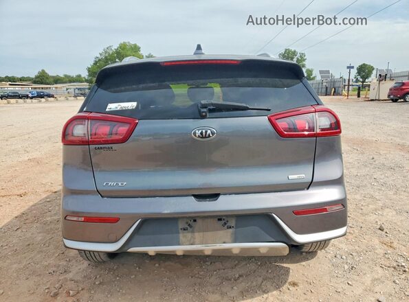 KNDCB3LC0J5179109 2018 KIA NIRO Gray Widok z tyłu