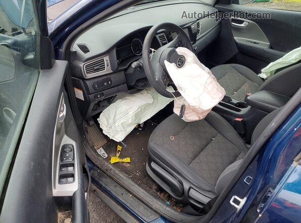 KNDCB3LC0J5205515 2018 KIA NIRO Blue Dashboard view