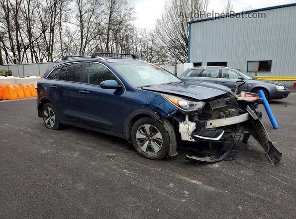 KNDCB3LC0J5205515 2018 KIA NIRO Blue Front right