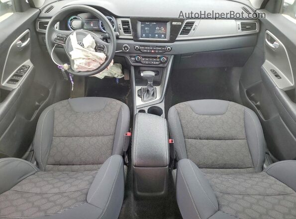 KNDCB3LC0K5218427 2019 KIA NIRO White Widok deski rozdzielczej