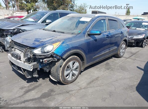 KNDCB3LC0K5259804 2019 KIA NIRO Синий Передняя левая четверть