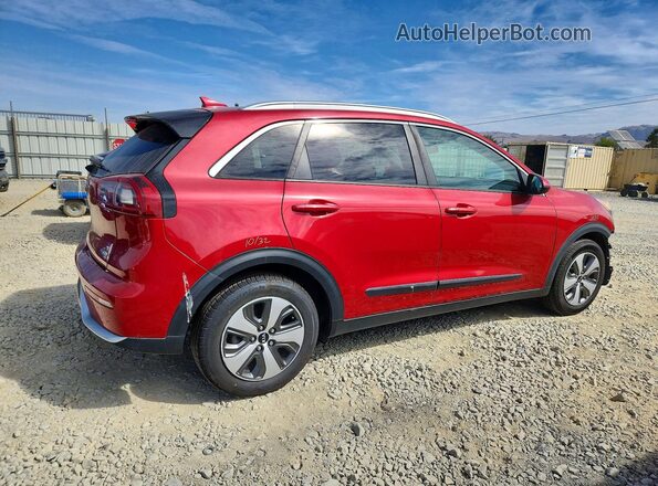 KNDCB3LC0K5296528 2019 KIA NIRO Red უკანა მარჯვენა