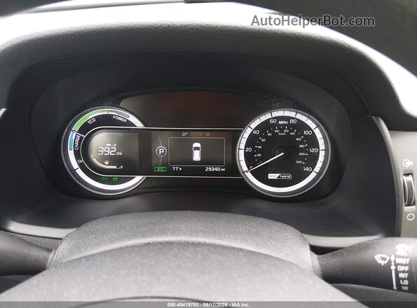 KNDCB3LC1J5186974 2018 KIA NIRO Silver Rear seats view