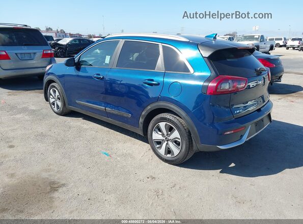 KNDCB3LC1J5206558 2018 KIA NIRO Blue Trasero izquierdo