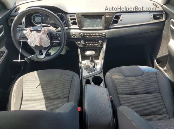 KNDCB3LC1K5243191 2019 KIA NIRO White Առջևի վահանակի տեսք