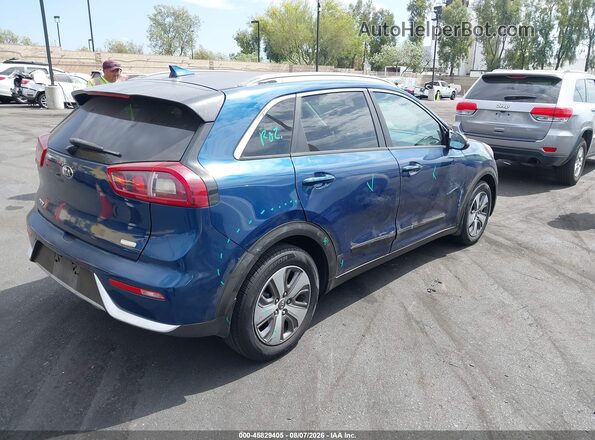 KNDCB3LC1K5317984 2019 KIA NIRO Синий Задняя правая четверть