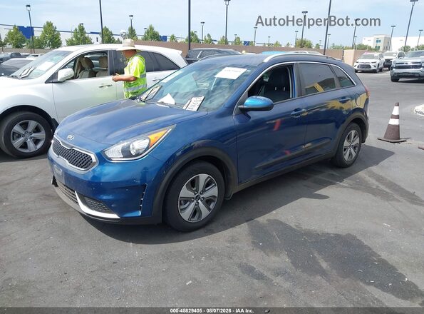 KNDCB3LC1K5317984 2019 KIA NIRO Синий Передняя левая четверть