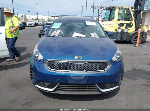 KNDCB3LC1K5317984 2019 KIA NIRO Синий Вид задней части салона