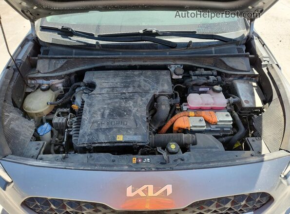 KNDCB3LC1N5541485 2022 KIA NIRO Gray Вид задньої частини салону