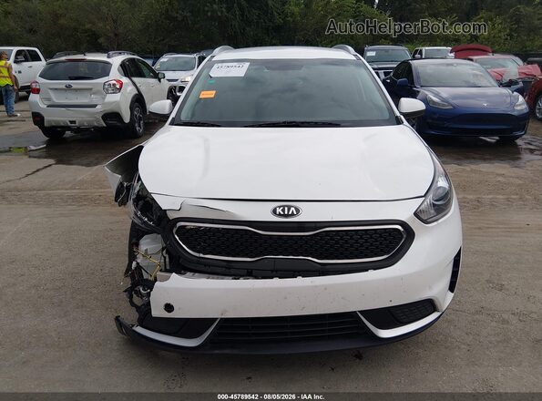 KNDCB3LC2H5093133 2017 KIA NIRO White Widok zestawu wskaźników