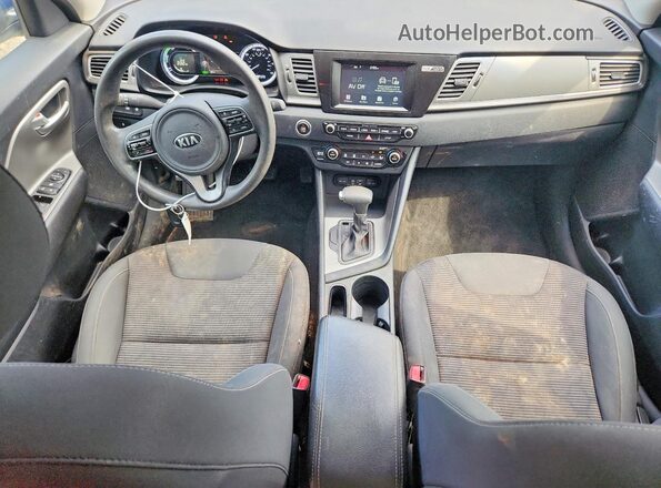 KNDCB3LC2K5217053 2019 KIA NIRO Blue Dashboard view