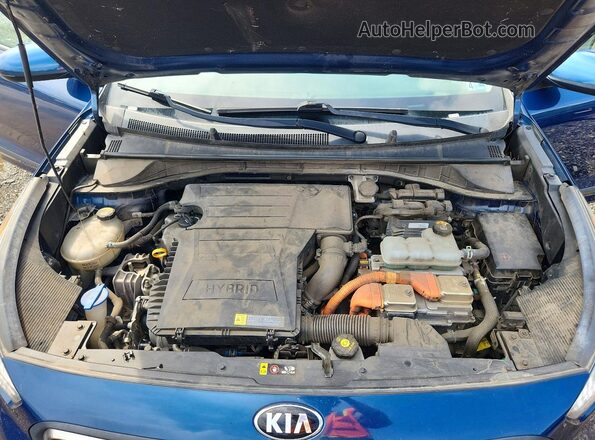 KNDCB3LC2K5217053 2019 KIA NIRO Blue Engine compartment view