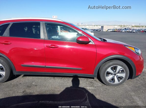 KNDCB3LC2K5218655 2019 KIA NIRO Red Instrument cluster view