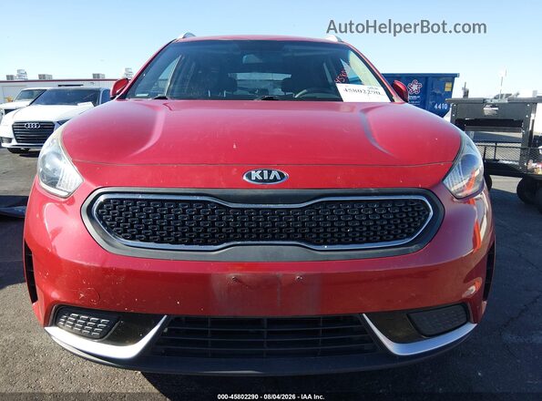 KNDCB3LC2K5218655 2019 KIA NIRO Red Dashboard view
