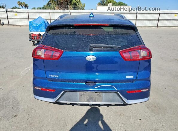 KNDCB3LC2K5250201 2019 KIA NIRO Blue Widok z tyłu