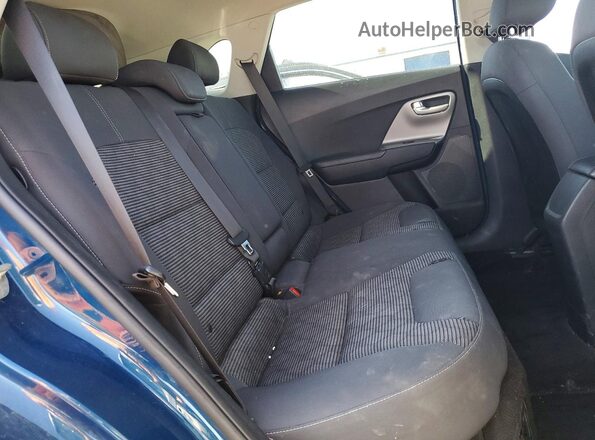 KNDCB3LC2K5250201 2019 KIA NIRO Blue Widok tylnych siedzeń