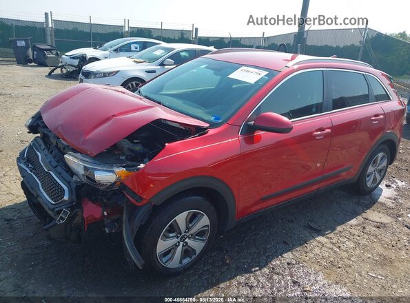 KNDCB3LC2K5340089 2019 KIA NIRO Red წინა მარცხენა ხედი სამი მეოთხედიდან