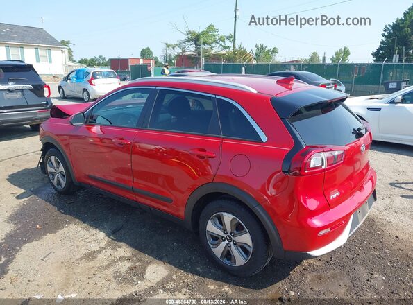 KNDCB3LC2K5340089 2019 KIA NIRO Red უკანა მარცხენა