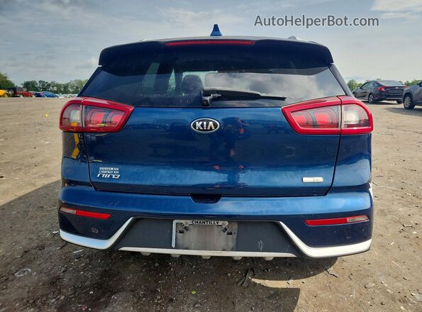 KNDCB3LC2K5345549 2019 KIA NIRO Blue უკანა ხედი
