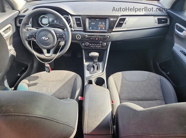 KNDCB3LC2K5345549 2019 KIA NIRO Blue წინა პანელის ხედი