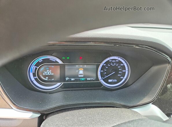 KNDCB3LC2L5419862 2020 KIA NIRO Black Widok zestawu wskaźników