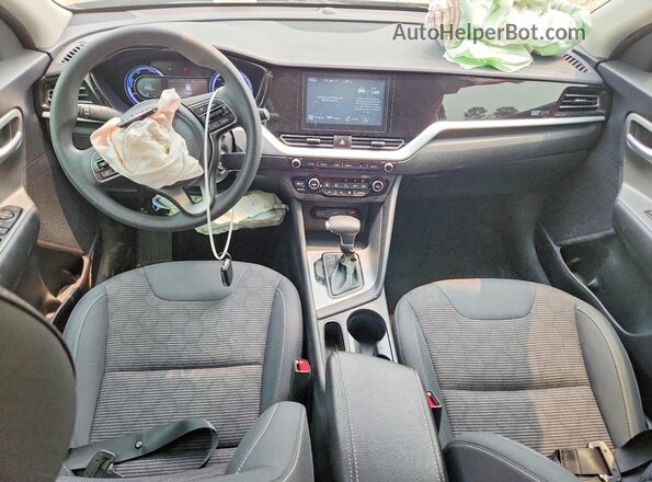 KNDCB3LC2L5419862 2020 KIA NIRO Black Widok deski rozdzielczej