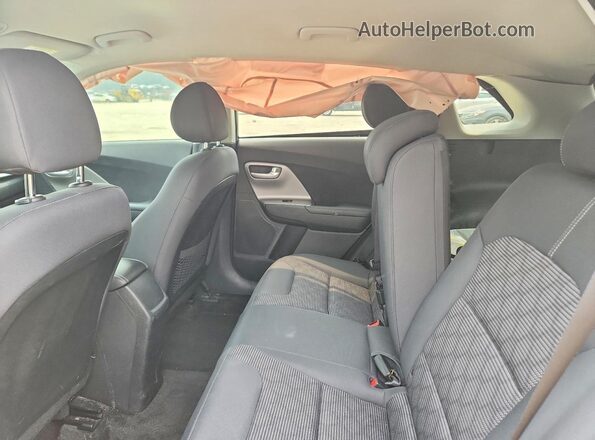KNDCB3LC2L5419862 2020 KIA NIRO Black Widok wnętrza z tyłu