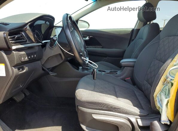 KNDCB3LC2L5435110 2020 KIA NIRO Red Widok wnętrza z przodu