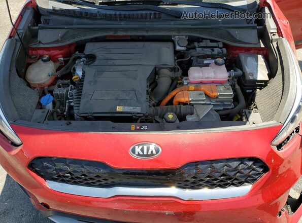 KNDCB3LC2L5435110 2020 KIA NIRO Red Widok wnętrza z tyłu