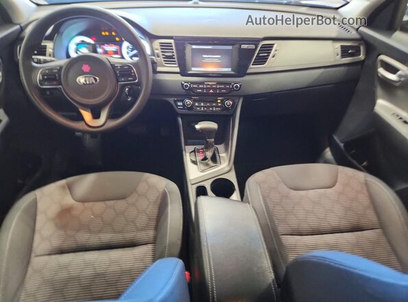 KNDCB3LC3H5063848 2017 KIA NIRO Black Вид панелі приладів