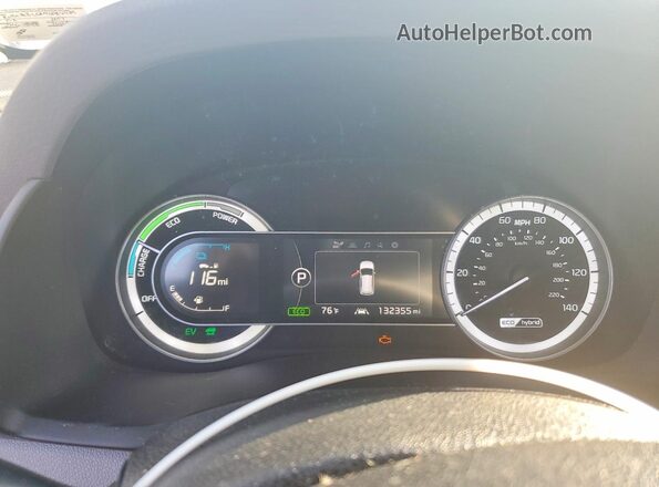 KNDCB3LC3H5084439 2017 KIA NIRO White უკანა სავარძლების ხედი