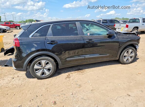 KNDCB3LC3K5234492 2019 KIA NIRO Black უკანა მარჯვენა