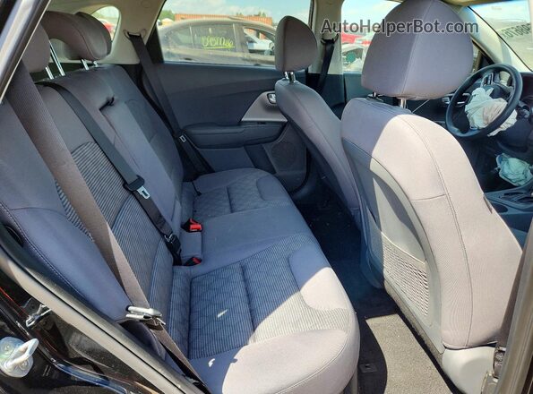 KNDCB3LC3K5234492 2019 KIA NIRO Black უკანა სავარძლების ხედი
