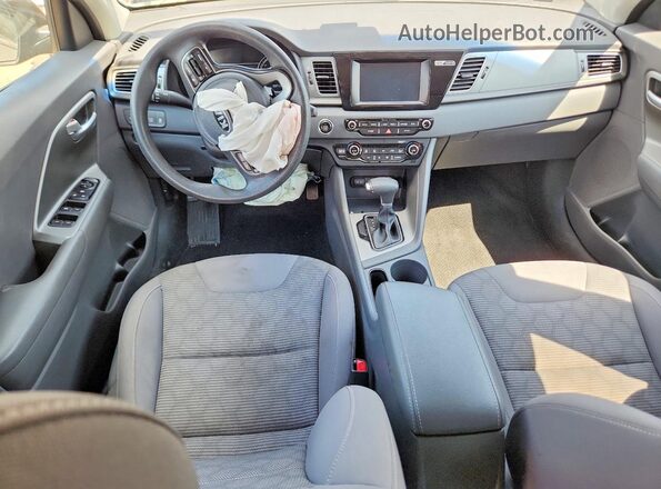 KNDCB3LC3K5234492 2019 KIA NIRO Black წინა პანელის ხედი