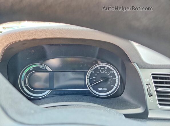 KNDCB3LC3K5234492 2019 KIA NIRO Black ხელსაწყოთა პანელის ხედი