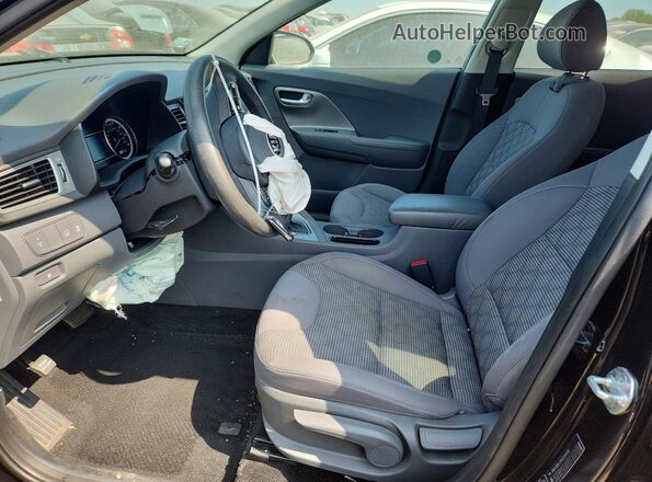 KNDCB3LC3K5234492 2019 KIA NIRO Black წინა სალონის ხედი