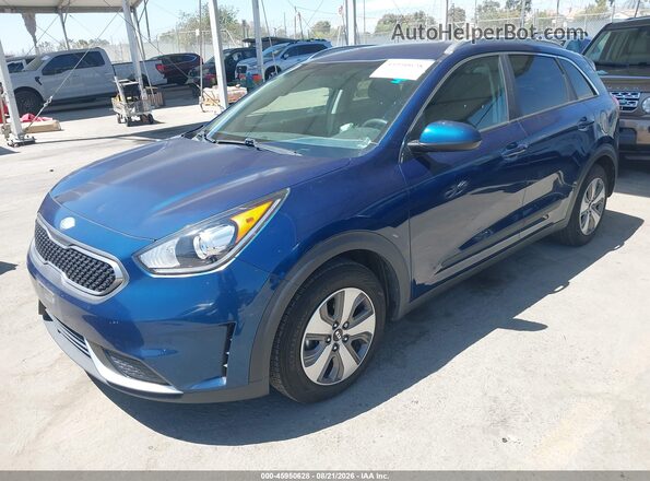 KNDCB3LC3K5262275 2019 KIA NIRO Blue წინა მარცხენა ხედი სამი მეოთხედიდან