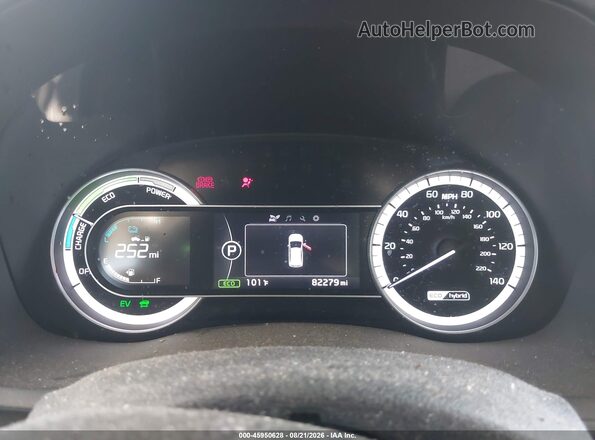 KNDCB3LC3K5262275 2019 KIA NIRO Blue უკანა სავარძლების ხედი