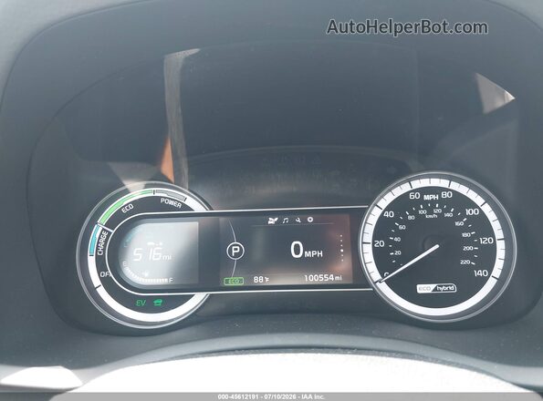 KNDCB3LC3K5299469 2019 KIA NIRO Silver Vista de los asientos traseros