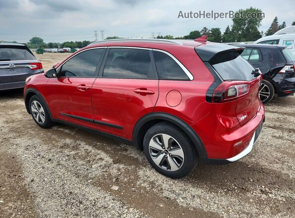 KNDCB3LC3K5315430 2019 KIA NIRO Red Հետևի ձախ