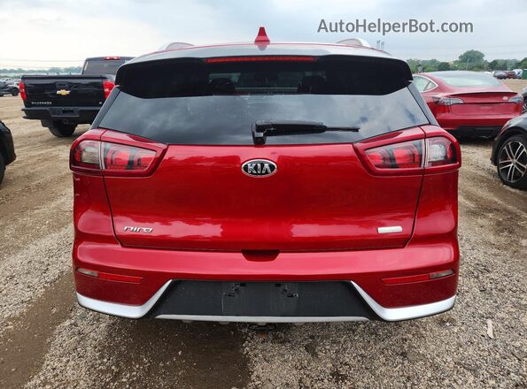 KNDCB3LC3K5315430 2019 KIA NIRO Red Հետևի տեսք