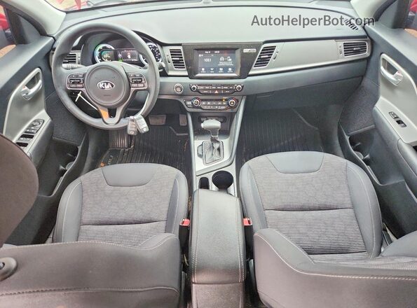 KNDCB3LC3K5315430 2019 KIA NIRO Red Առջևի վահանակի տեսք