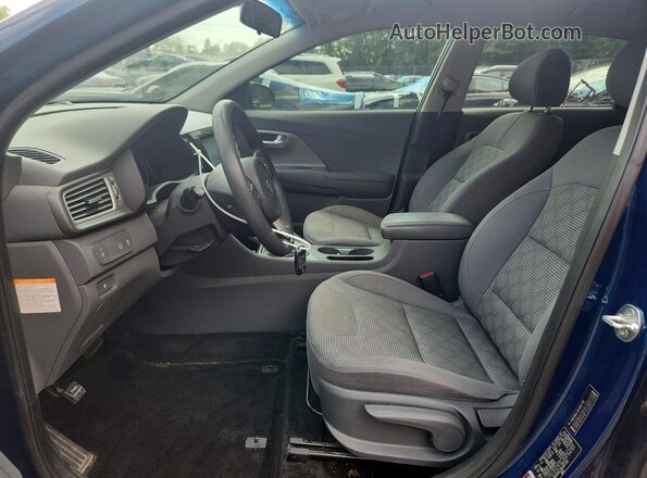 KNDCB3LC3K5317761 2019 KIA NIRO Blue წინა სალონის ხედი