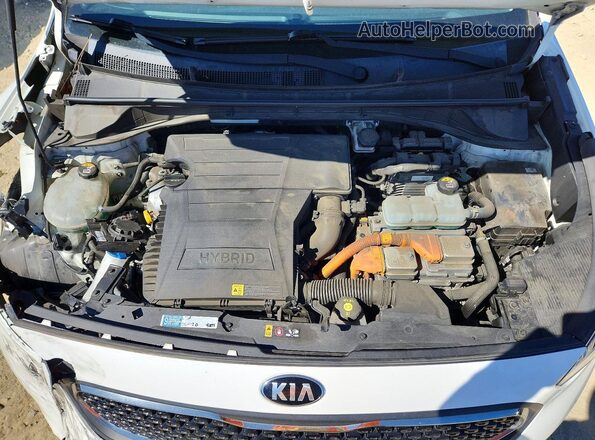 KNDCB3LC3K5350274 2019 KIA NIRO White Вид підкапотного простору