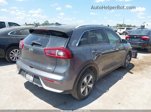 KNDCB3LC4H5047271 2017 KIA NIRO Gray Widok z przodu