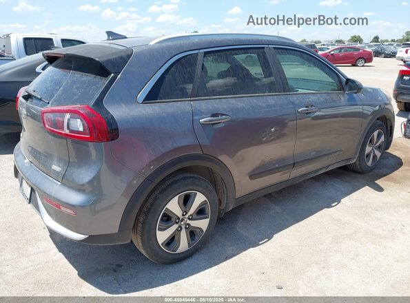 KNDCB3LC4H5047271 2017 KIA NIRO Gray Tył prawy