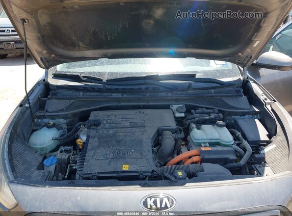 KNDCB3LC4H5047271 2017 KIA NIRO Gray Widok z tyłu