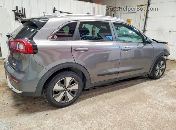KNDCB3LC4H5053913 2017 KIA NIRO Gray Trasero derecho