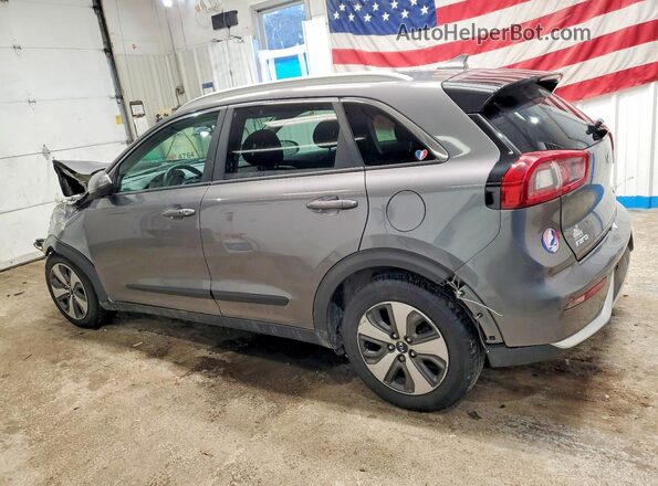 KNDCB3LC4H5053913 2017 KIA NIRO Gray Trasero izquierdo