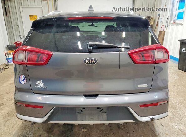 KNDCB3LC4H5053913 2017 KIA NIRO Gray Vista trasera
